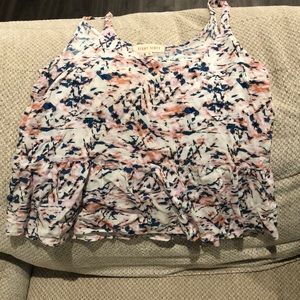 Crop top ruffle tank!